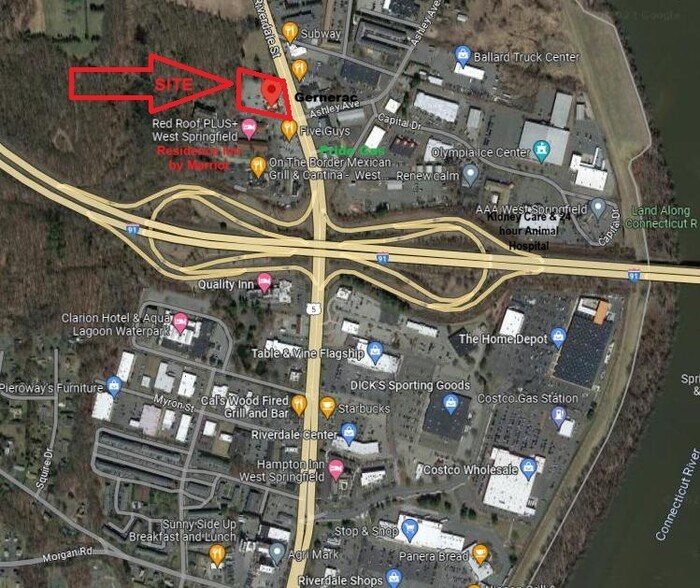 1290 Riverdale St, West Springfield, MA à louer - Aérien – Image 2 sur 2