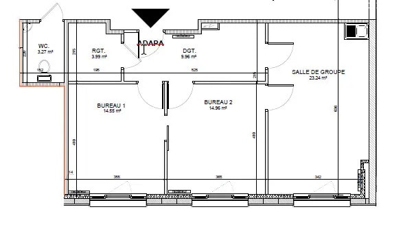 Plus de détails pour Bureau/Médical à louer