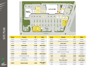 27005 Pacific Hwy S, Des Moines, WA à louer Plan de site– Image 1 sur 1