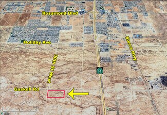 Plus de détails pour South East Corner of 30th St West & Gaskell Rd. Rd, Rosamond, CA - Terrain à vendre