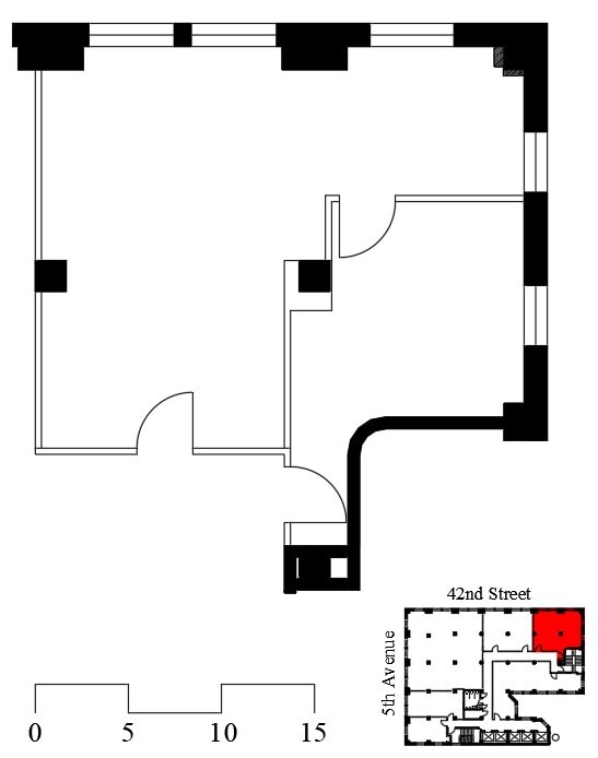 501 Fifth Ave, New York, NY à louer Plan d’étage– Image 1 sur 1