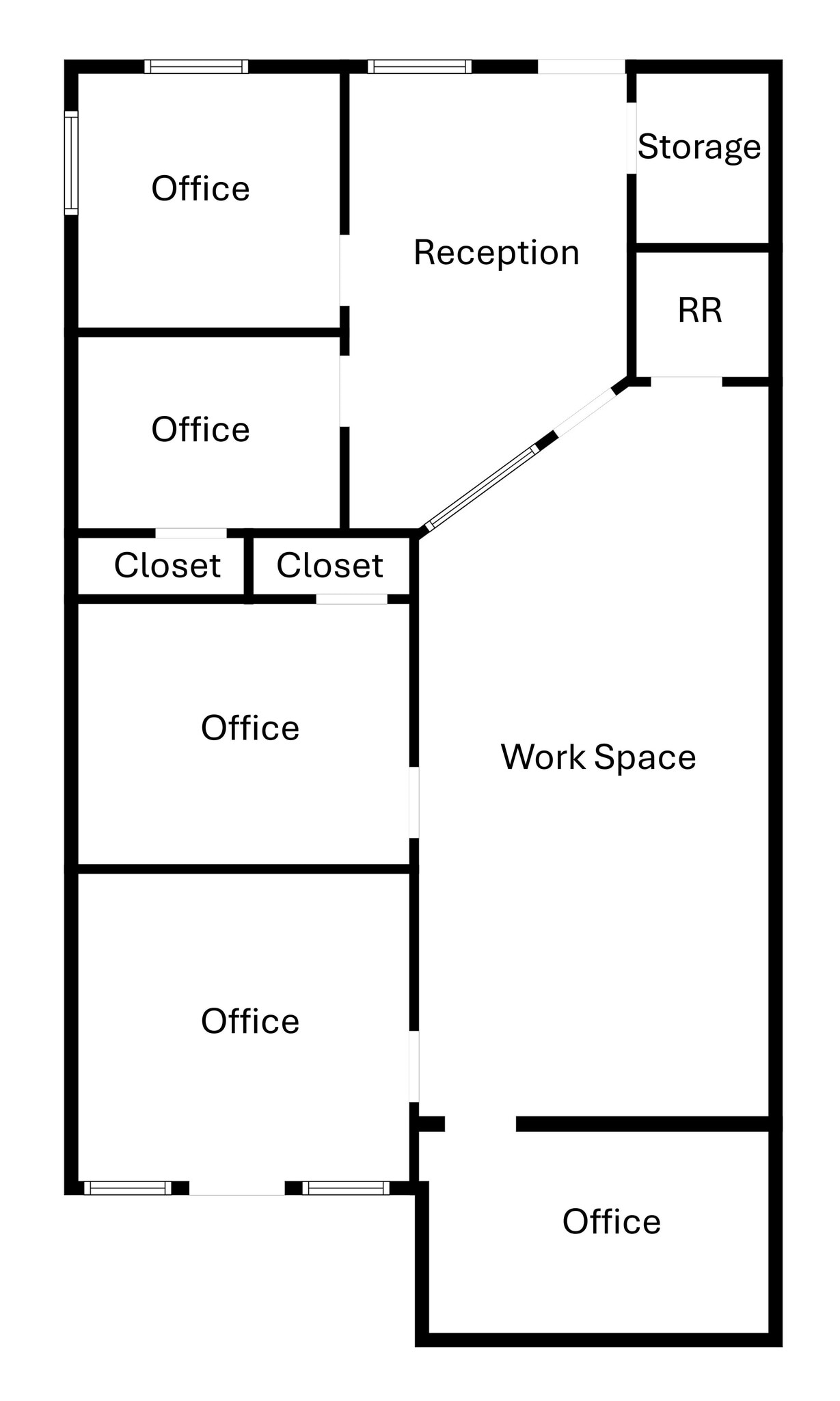 305-317 Washington St, Brainerd, MN à louer Plan d’étage– Image 1 sur 8