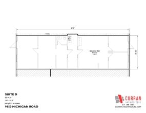 9830 N Michigan Rd, Carmel, IN à louer Plan d’étage– Image 2 sur 4