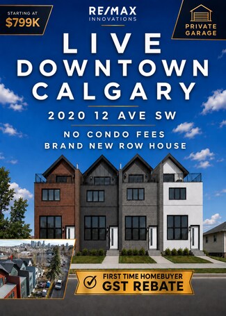 Plus de détails pour 2018-2024 12th SW ave, Calgary, AB - Logement à vendre