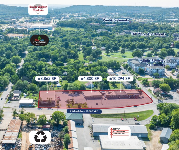 S School Ave portefeuille de 3 biens à vendre sur LoopNet.fr - Photo de l’immeuble – Image 2 sur 7