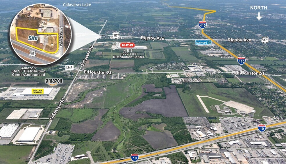 6565 E US Hwy 87, San Antonio, TX à louer - Aérien – Image 2 sur 2