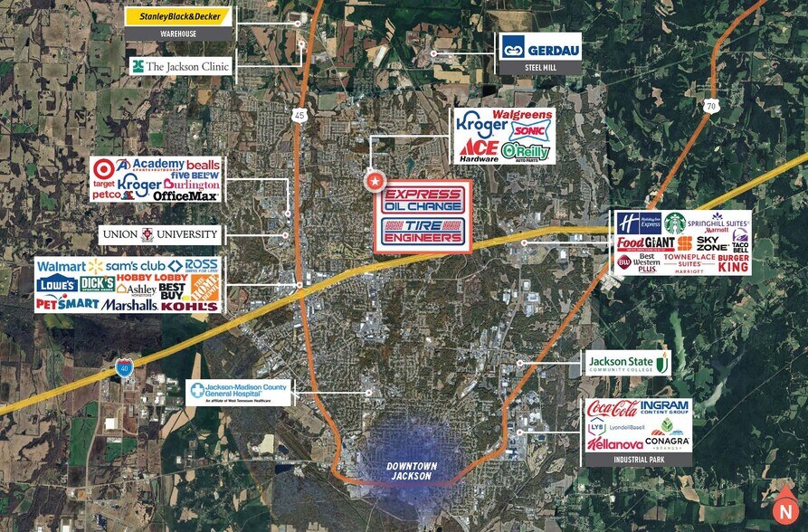 3132 N Highland Ave, Jackson, TN à vendre - Photo de l’immeuble – Image 2 sur 4