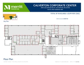 3901 Calverton Blvd, Calverton, MD à louer Plan d’étage– Image 1 sur 6