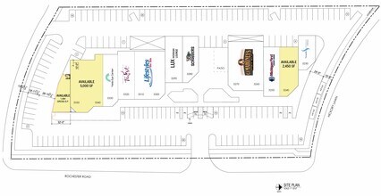 3230-3350 Rochester Rd, Rochester Hills, MI à louer Plan d’étage– Image 1 sur 1