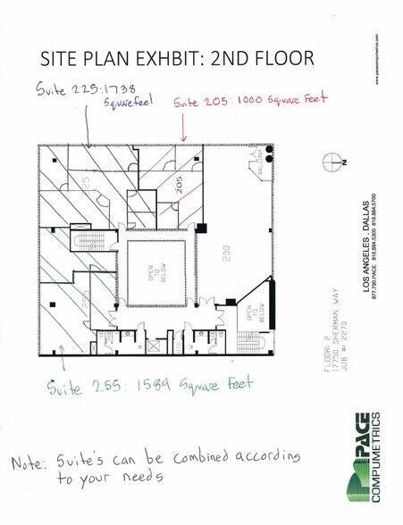 17742-17750 Sherman Way, Reseda, CA à louer - Plan de site – Image 3 sur 30