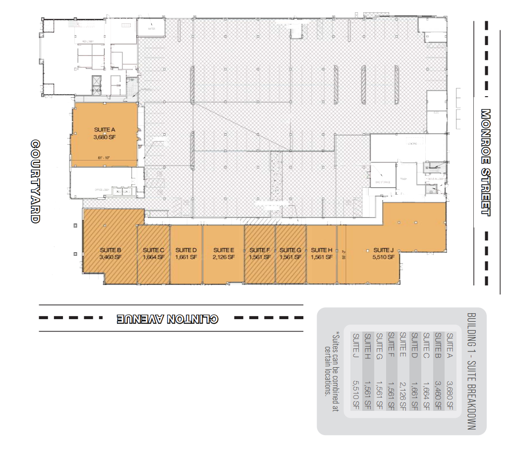 512 Clinton Ave W, Huntsville, AL à louer Plan d’étage– Image 1 sur 1