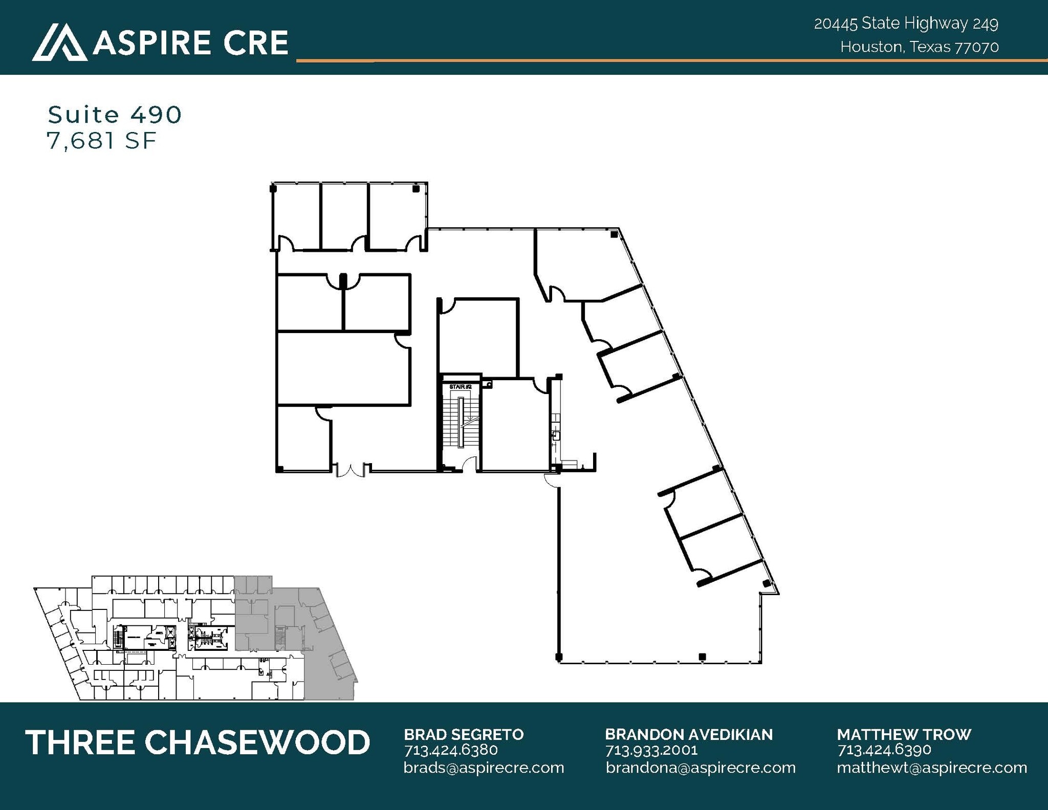 20333 State Highway 249, Houston, TX à louer Plan d’étage– Image 1 sur 1