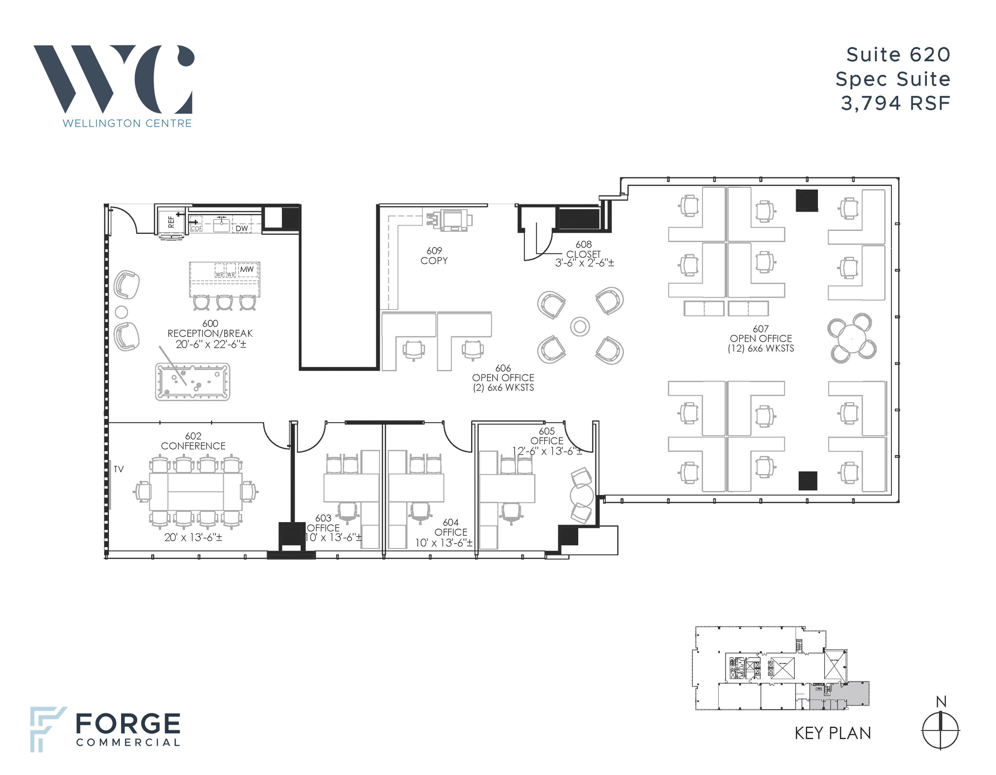 14643 N Dallas Pky, Dallas, TX à louer Plan d’étage– Image 1 sur 4