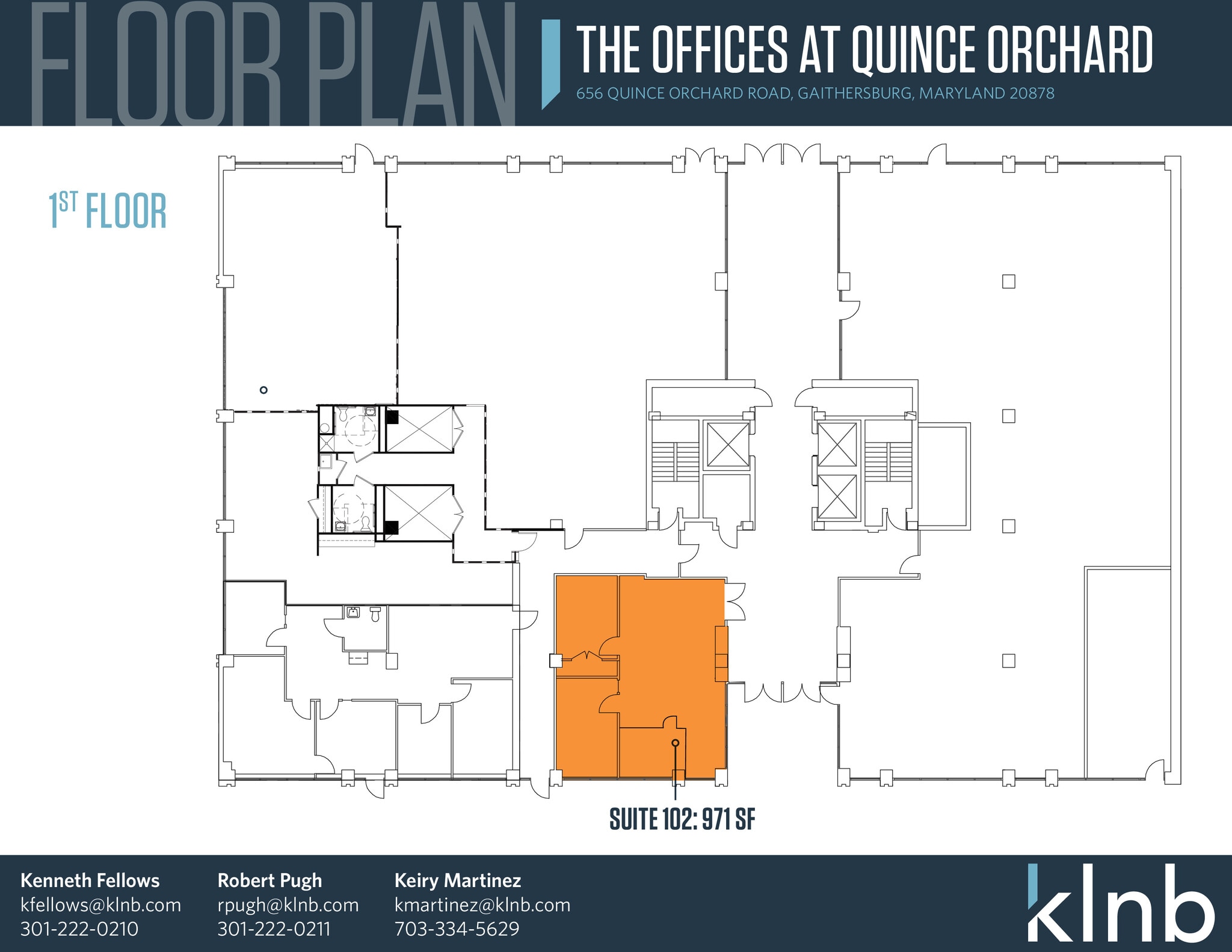 656 Quince Orchard Rd, Gaithersburg, MD à louer Plan d’étage– Image 1 sur 3