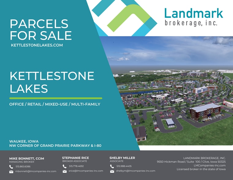 Interstate 80 & Grand Prairie Parkway, Waukee, IA à vendre - Photo principale – Image 1 sur 11