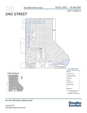 1333 2nd St, Santa Monica, CA à louer Plan d’étage– Image 1 sur 1