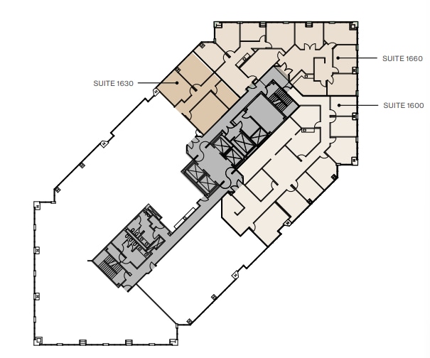 501 W Broadway, San Diego, CA à louer Plan d’étage– Image 1 sur 1