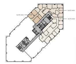 501 W Broadway, San Diego, CA à louer Plan d’étage– Image 1 sur 1