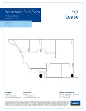 11490 Westheimer Rd, Houston, TX à louer Plan d’étage– Image 1 sur 1