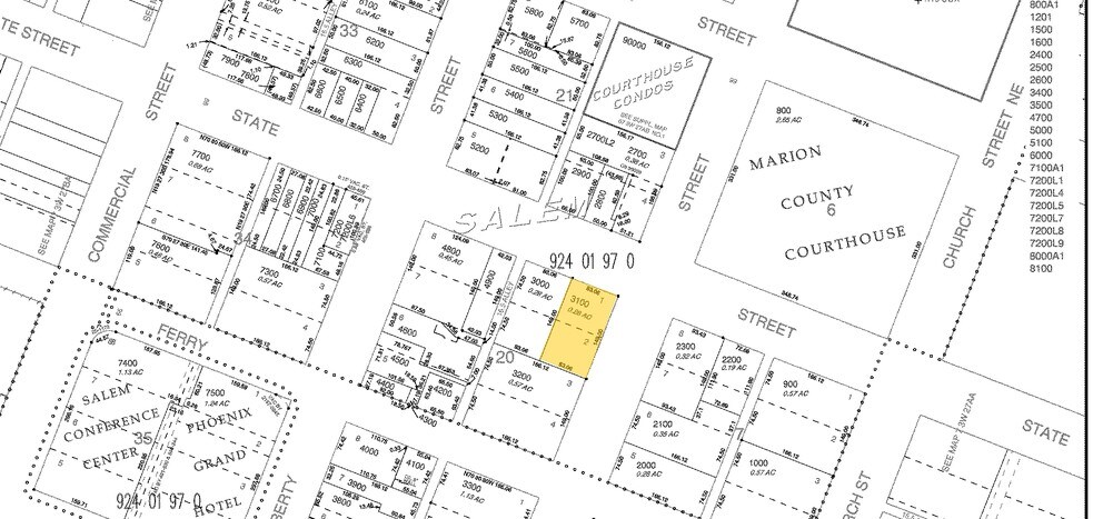 100-150 High St SE, Salem, OR à louer - Plan cadastral – Image 2 sur 7