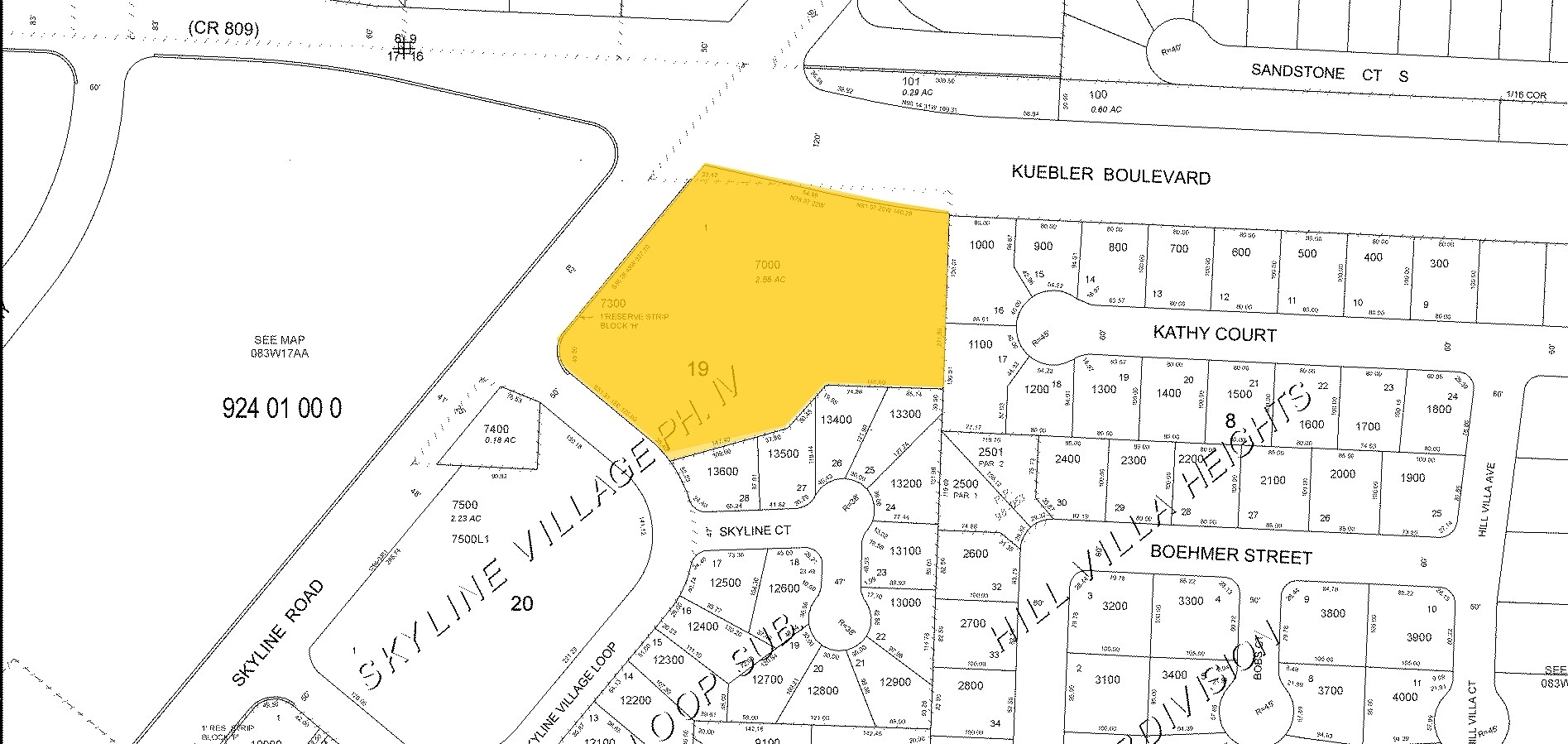 5050 Skyline Village Loop S, Salem, OR à louer Plan cadastral– Image 1 sur 8
