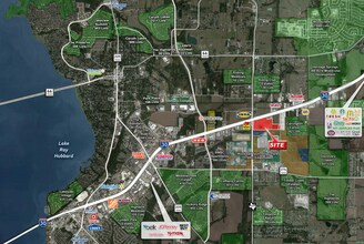 SEC I-30 & FM 549 – Fit Sport Life Development, Rockwall, TX - VUE AÉRIENNE vue de carte