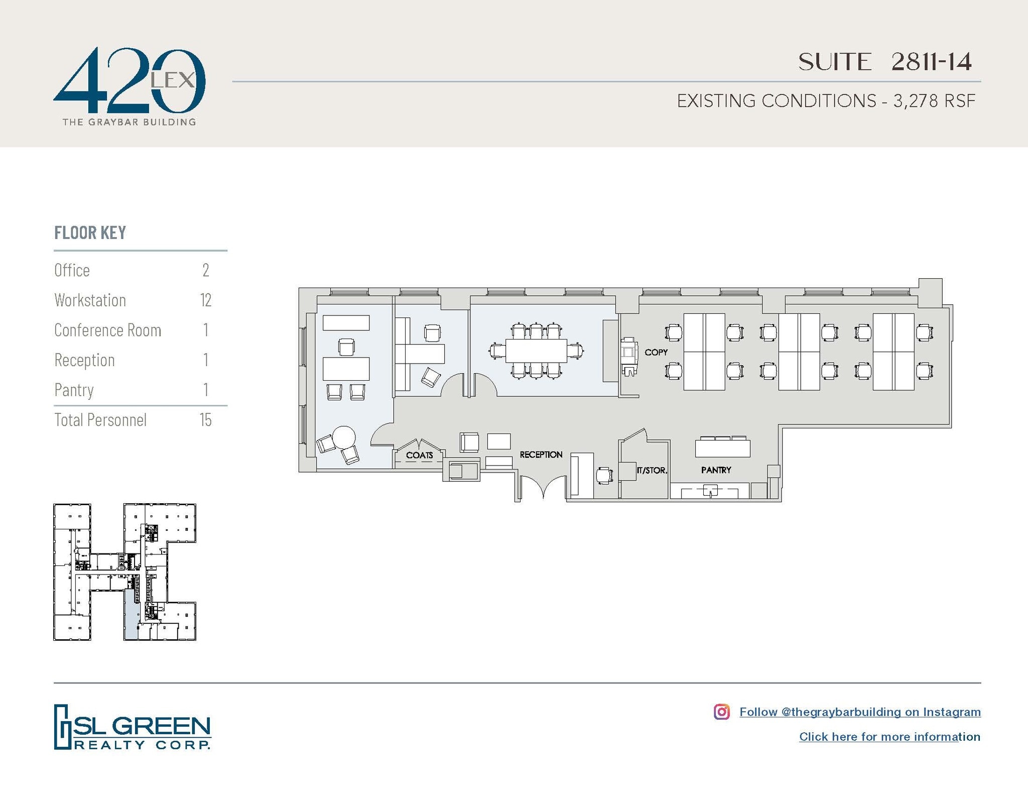 420 Lexington Ave, New York, NY à louer Plan d’étage– Image 1 sur 1