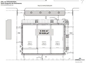 223 Rue D'amsterdam, Saint-augustin-de-desmaures, QC à louer Plan de site– Image 2 sur 2
