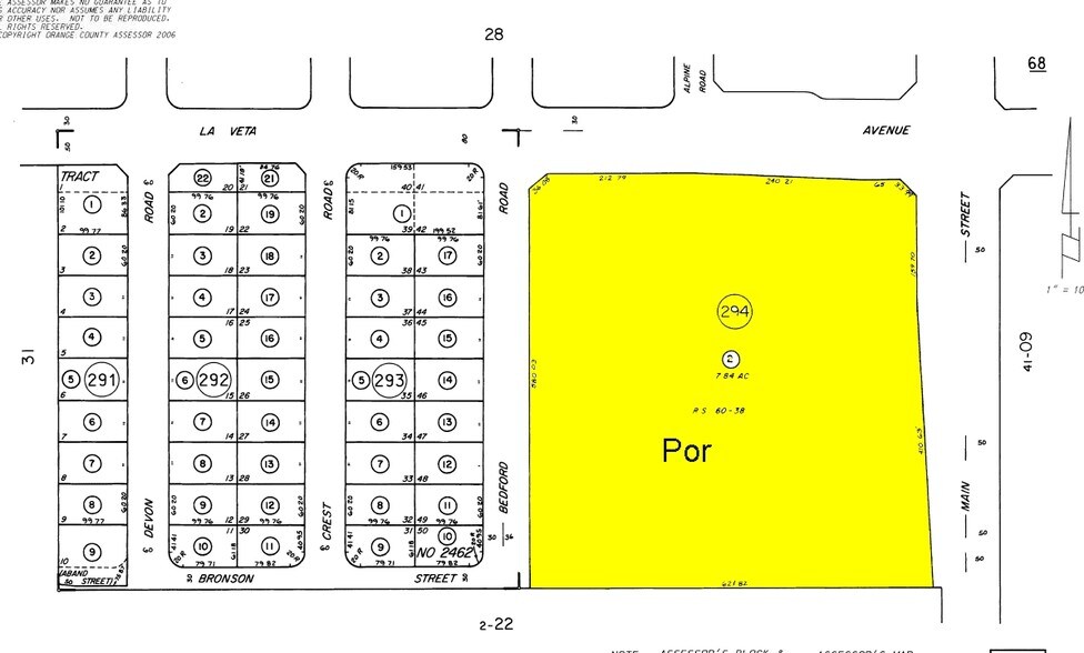 500 S Main St, Orange, CA à louer - Plan cadastral – Image 2 sur 17