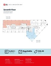 7910 Woodmont Ave, Bethesda, MD à louer Plan d’étage– Image 1 sur 1