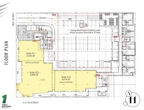 1011 S 11th St, Tacoma, WA à louer Plan d’étage– Image 1 sur 1