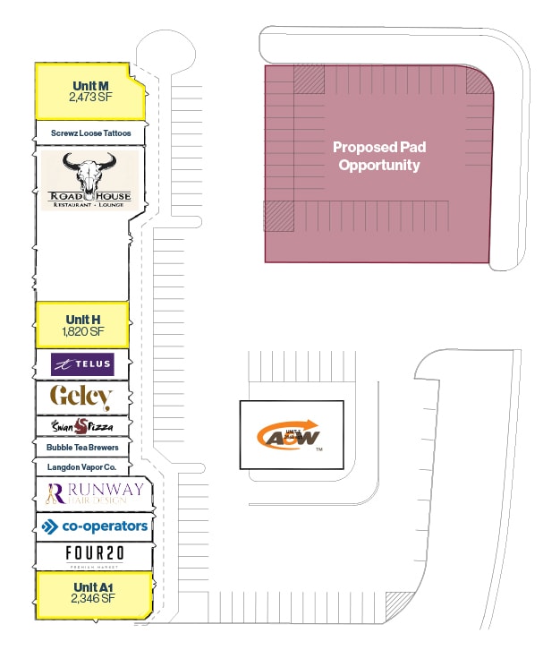 510 Hwy-1 Hwy, Strathmore, AB à louer Plan de site– Image 1 sur 10