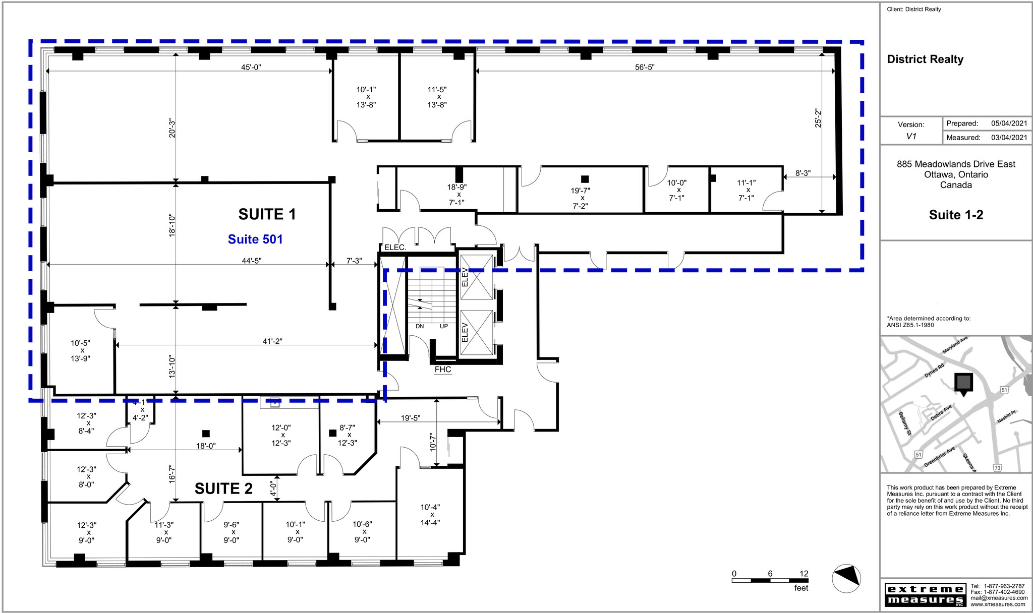 885 Meadowlands Dr, Ottawa, ON à louer Plan d’étage– Image 1 sur 1