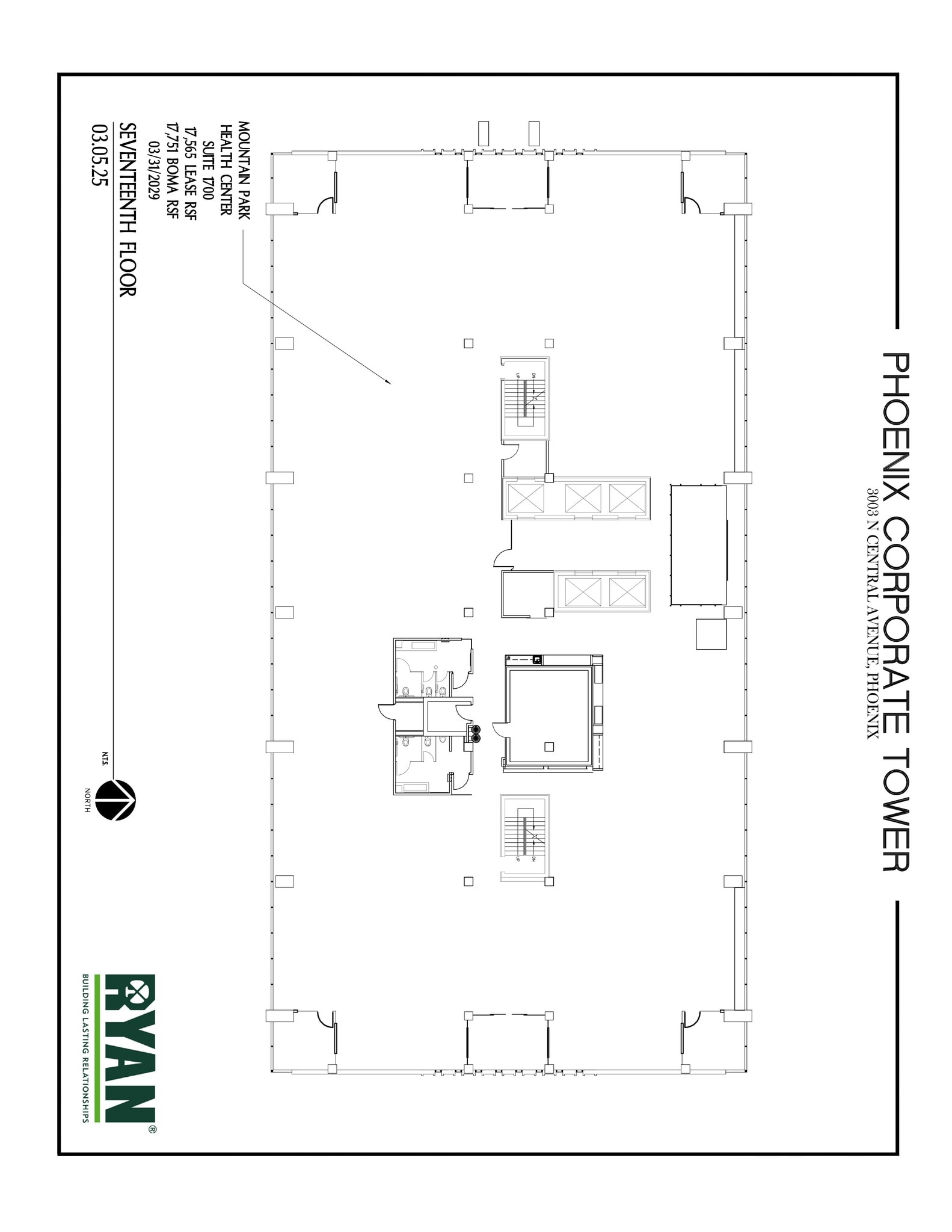 3003 N Central Ave, Phoenix, AZ à louer Plan de site– Image 1 sur 1