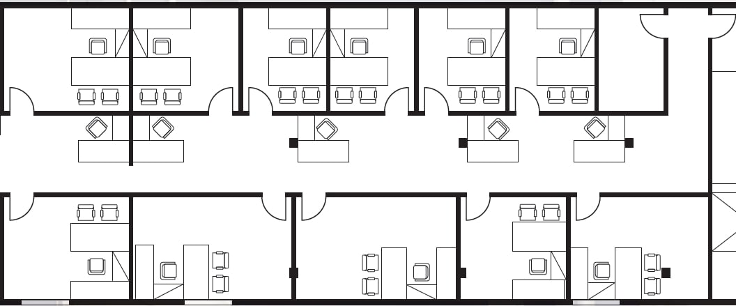 5815-5825 W Sunset Blvd, Hollywood, CA à louer Plan d’étage– Image 1 sur 1