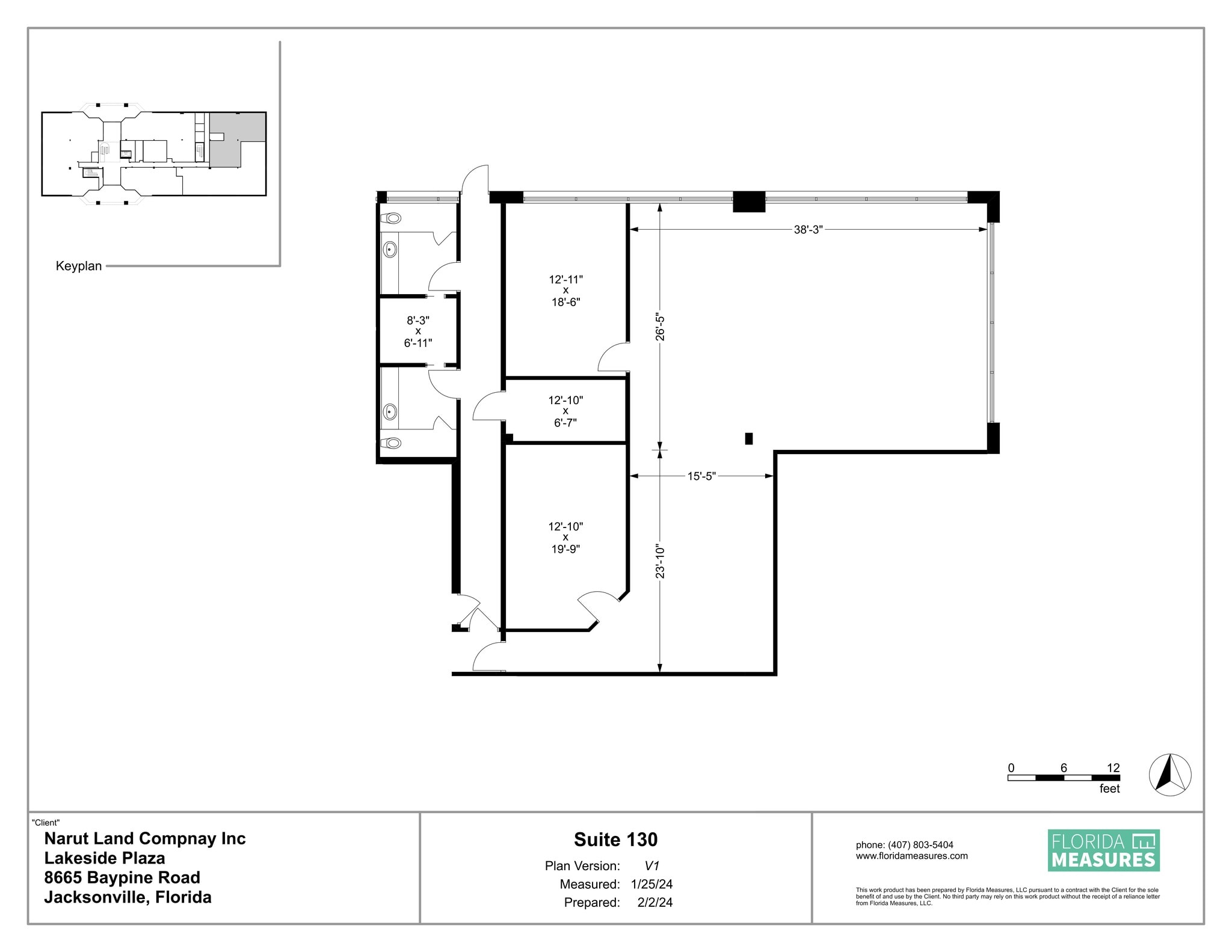 8665 Baypine Rd, Jacksonville, FL à louer Plan de site– Image 1 sur 1