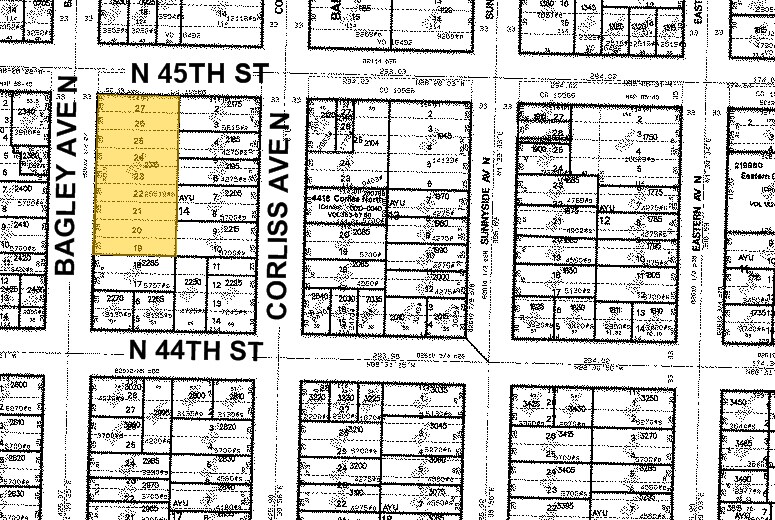 2205 N 45th St, Seattle, WA à louer - Plan cadastral – Image 2 sur 3