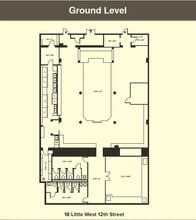 18 Little W 12th St, New York, NY à louer Plan d’étage– Image 1 sur 1