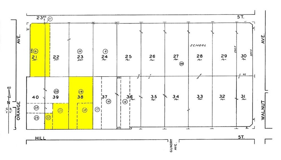 1309 E Hill St, Signal Hill, CA à louer - Plan cadastral – Image 2 sur 8