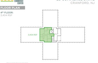 20 Commerce Dr, Cranford, NJ à louer Plan d’étage– Image 1 sur 1