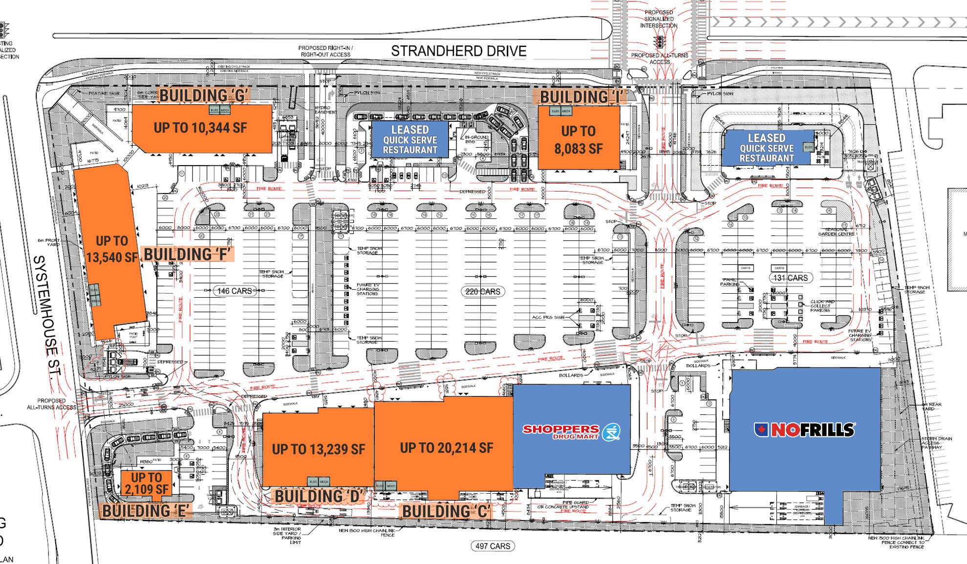 4175 Strandherd Drive, Nepean, ON à louer Plan de site– Image 1 sur 1