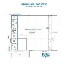 9777 W Gulf Bank Rd, Houston, TX à louer Plan d’étage– Image 1 sur 1