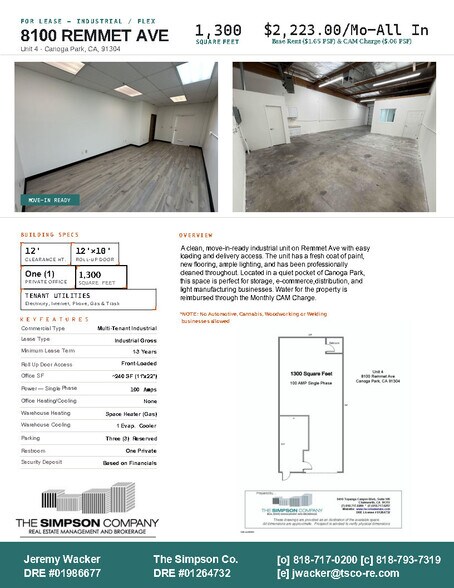 8100-8110 Remmet Ave, Canoga Park, CA à louer - Photo de l’immeuble – Image 2 sur 8