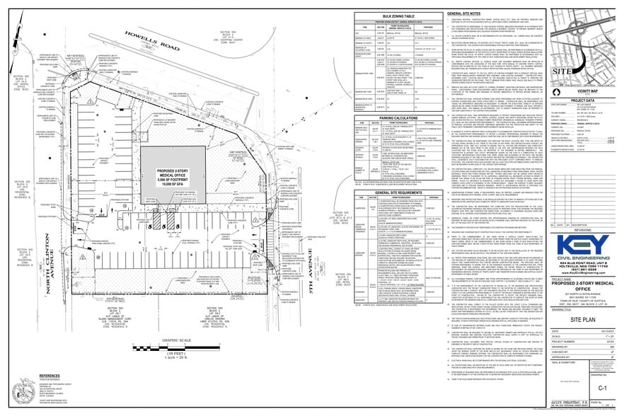 207 N Clinton Ave, Bay Shore, NY à vendre - Plan de site – Image 2 sur 2