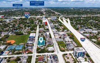 145 NW 35th St, Miami, FL - VUE AÉRIENNE  vue de carte - Image1