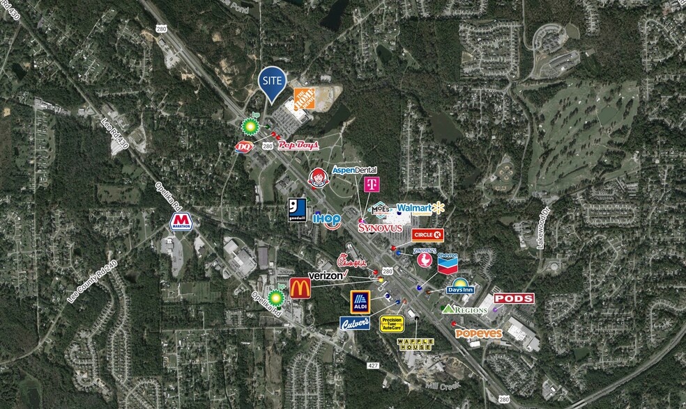 U.S. Hwy 280/431 & Phenix Dr, Phenix City, AL à vendre - Photo de l’immeuble – Image 1 sur 2