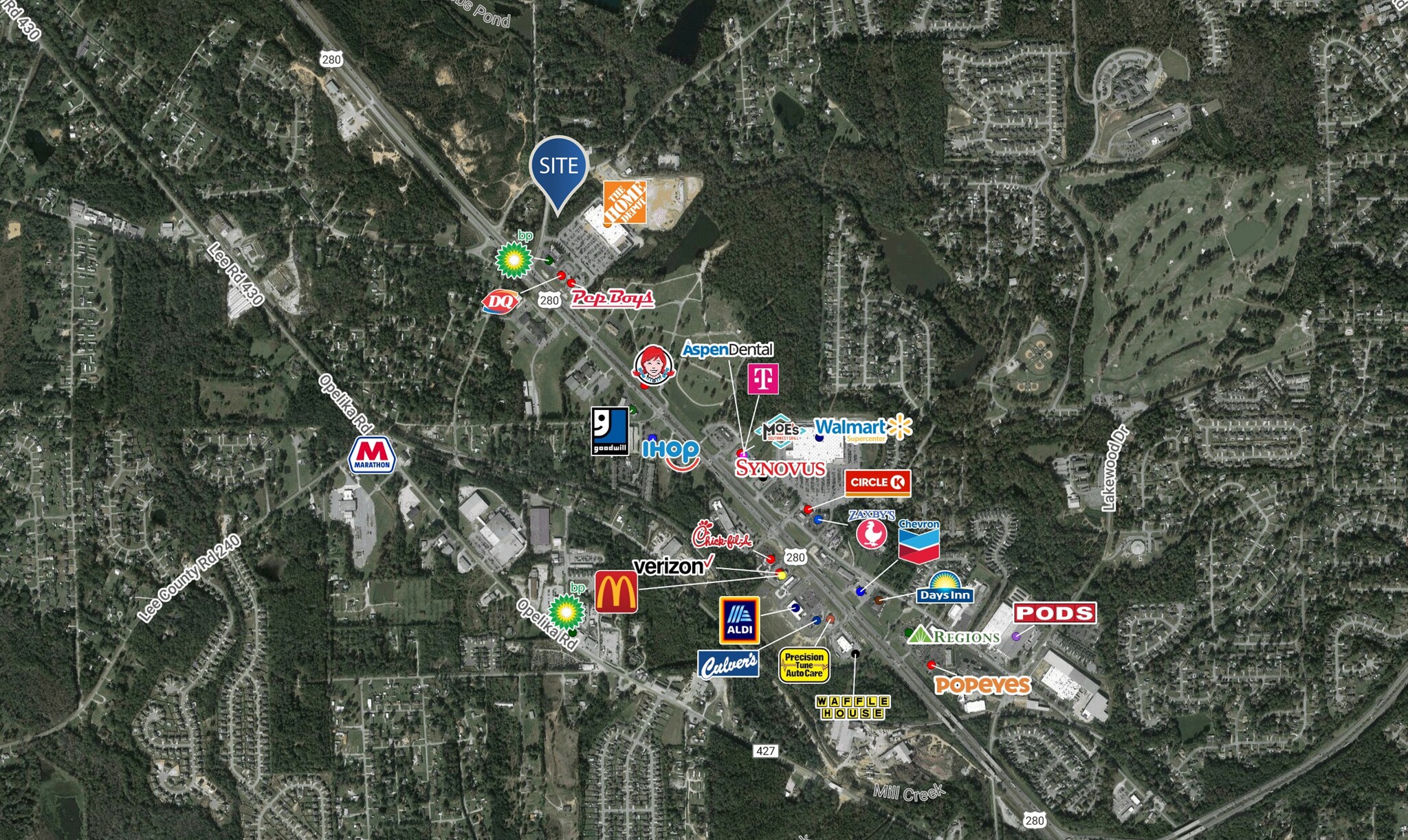 U.S. Hwy 280/431 & Phenix Dr, Phenix City, AL à vendre Photo de l’immeuble– Image 1 sur 3