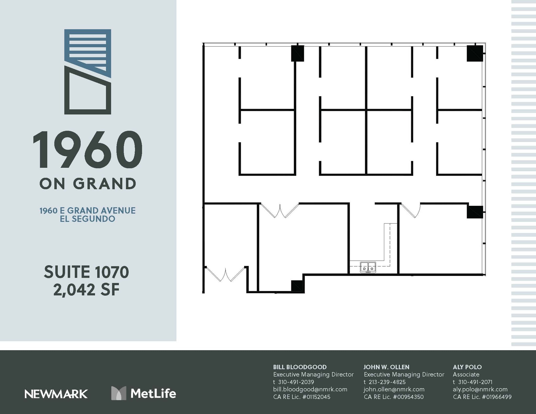 1960 E Grand Ave, El Segundo, CA à louer Plan d’étage– Image 1 sur 1