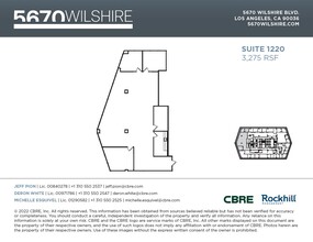 5670 Wilshire Blvd, Los Angeles, CA à louer Plan d’étage– Image 1 sur 1