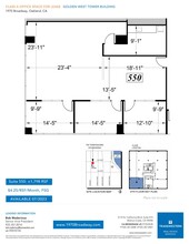 1970 Broadway, Oakland, CA à louer Plan d’étage– Image 1 sur 1